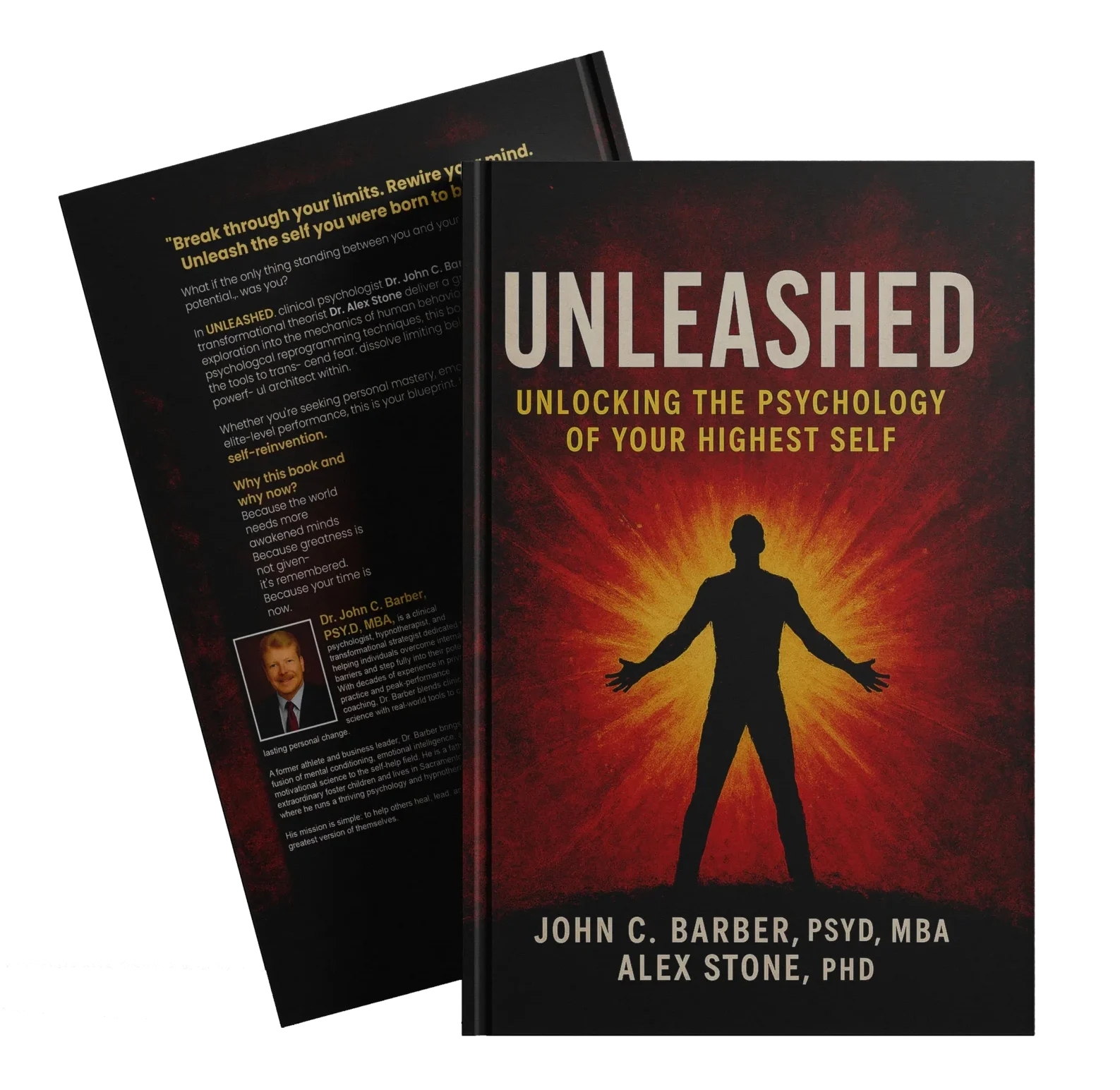 Unleashed book cover mockup